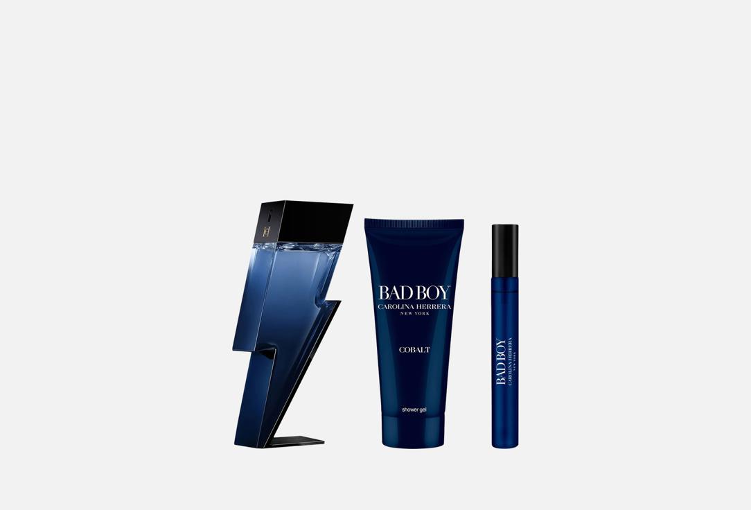 Carolina Herrera Eau de Parfum & shower Gel Set BAD BOY Cobalt 3 pcs Carolina Herrera Eau de Parfum & shower Gel Set BAD BOY Cobalt