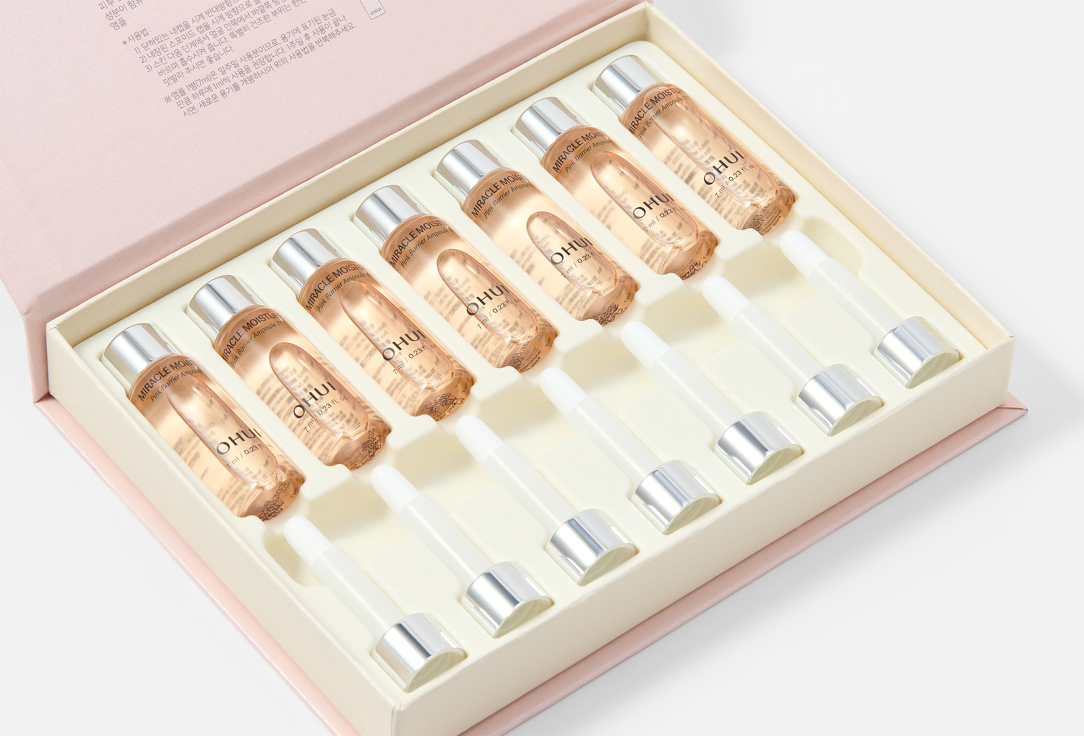 OHUI Moisturizing face Ampoules Miracle moisture pink barrier ampoule 777