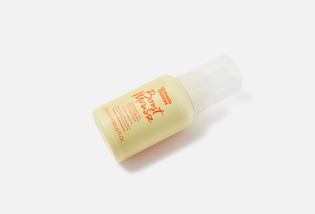 Umberto Giannini Curl-Defining Styling Hair Foam Boost Mousse Rosemary Oil