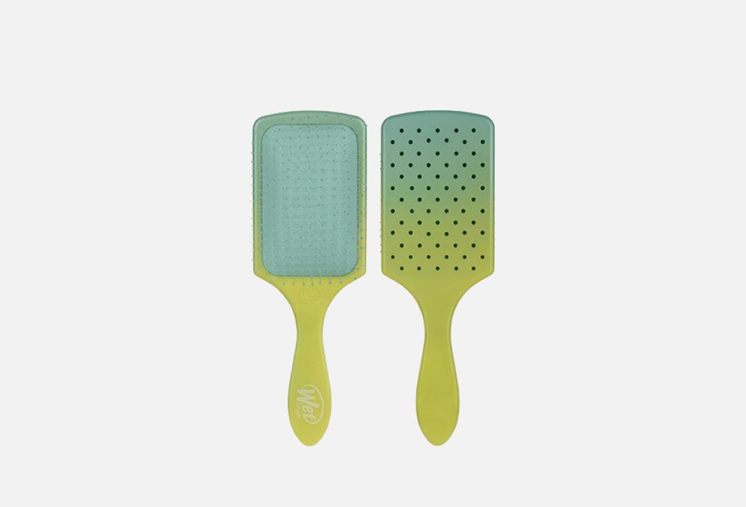 WET BRUSH Paddle Detangling Hair Brush Paddle Detangler Green/Blue 1 pcs WET BRUSH Paddle Detangling Hair Brush Paddle Detangler