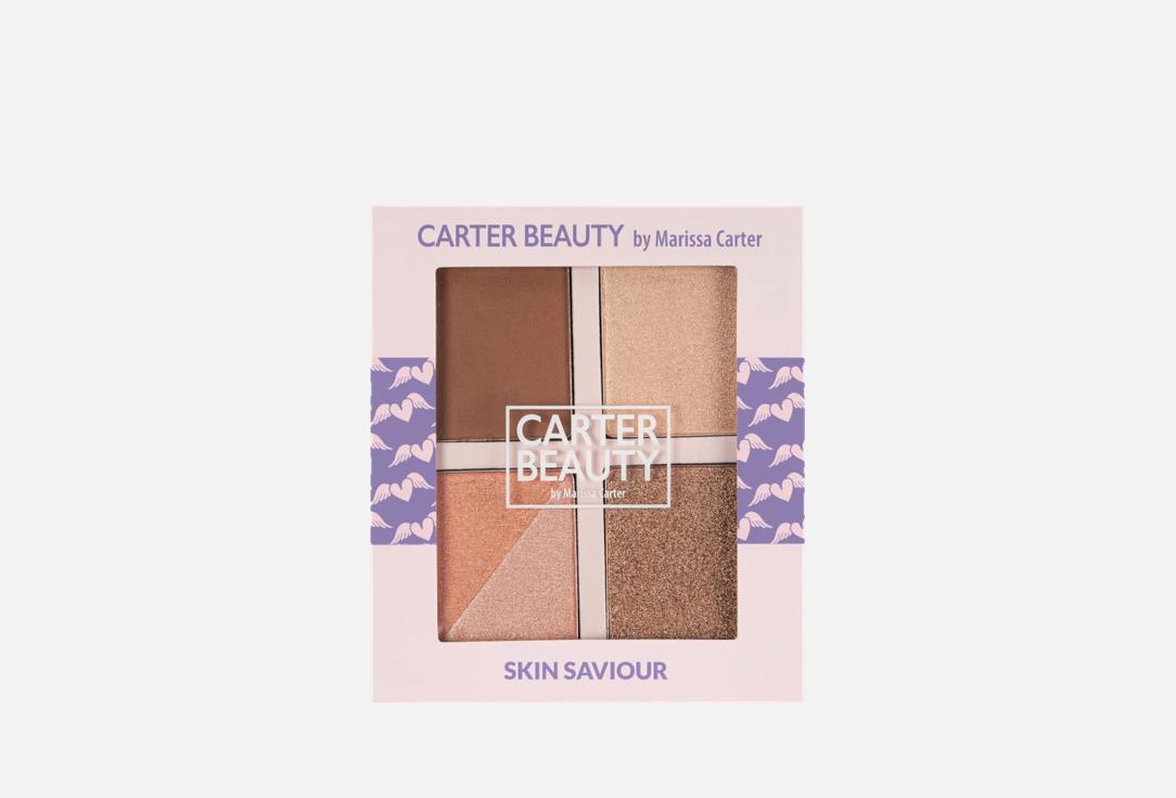 CARTER BEAUTY Compact Highlighter Palette Mini Highlighter Palette
