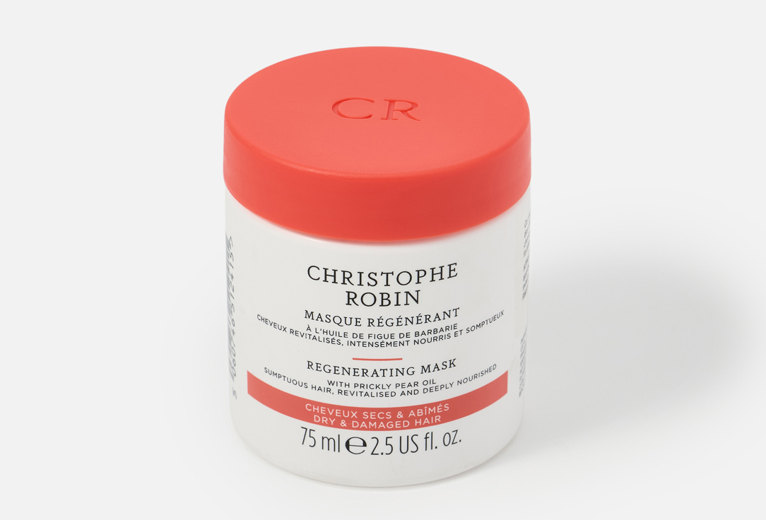 Christophe Robin Hair Mask With Prickly Pear Oil Regenerating 75 ml Christophe Robin Hair Mask With Prickly Pear Oil Regenerating
