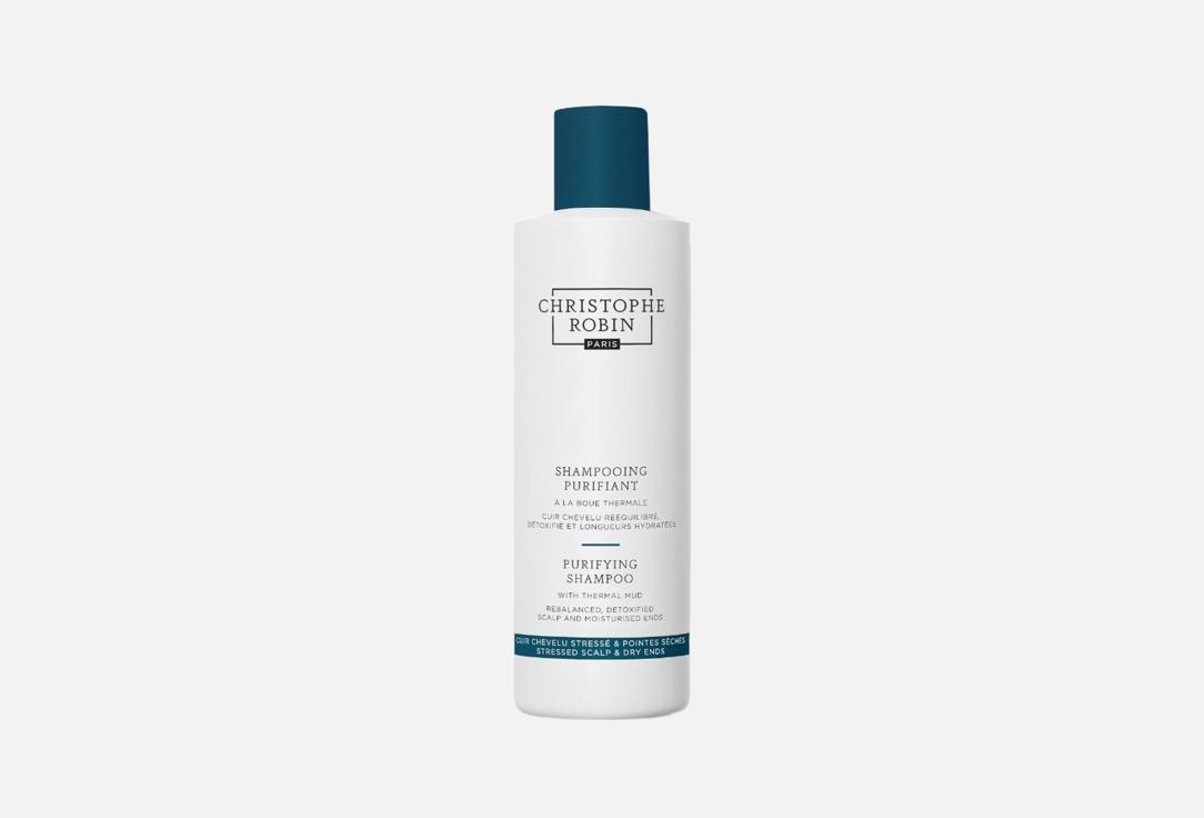Christophe Robin Hair Shampoo With Thermal Mud Purifying 250 ml Christophe Robin Hair Shampoo With Thermal Mud Purifying