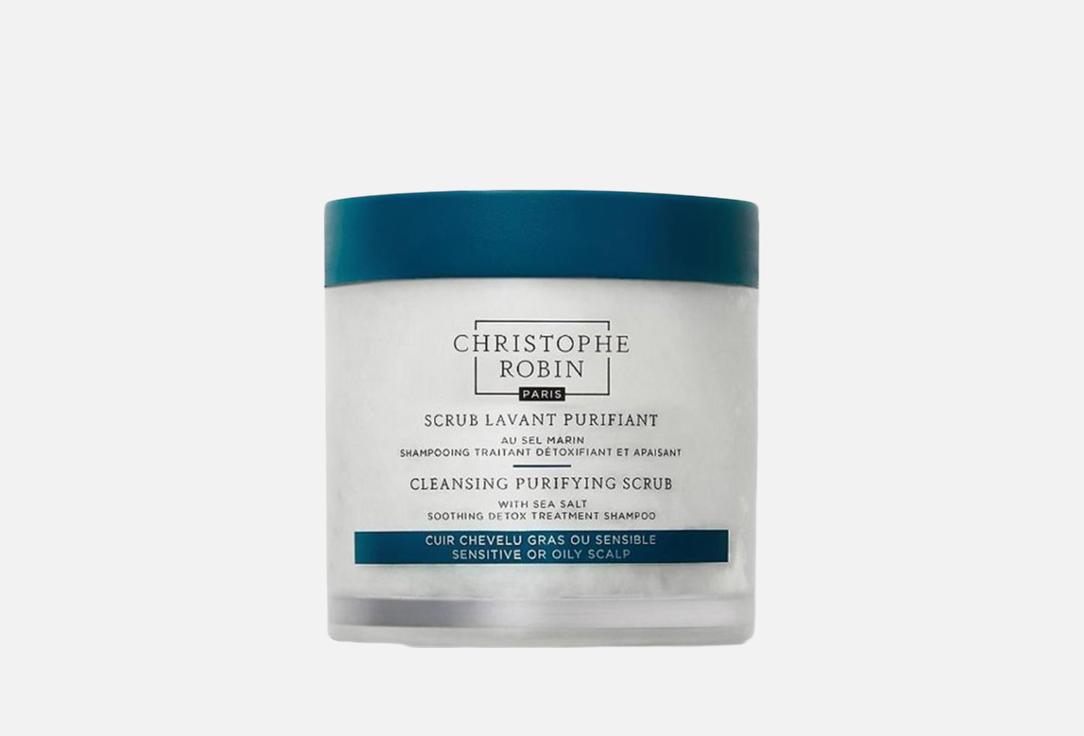 Christophe Robin Hair Shampoo Scrub With Sea Salt Cleansing 250 ml Christophe Robin Hair Shampoo Scrub With Sea Salt Cleansing