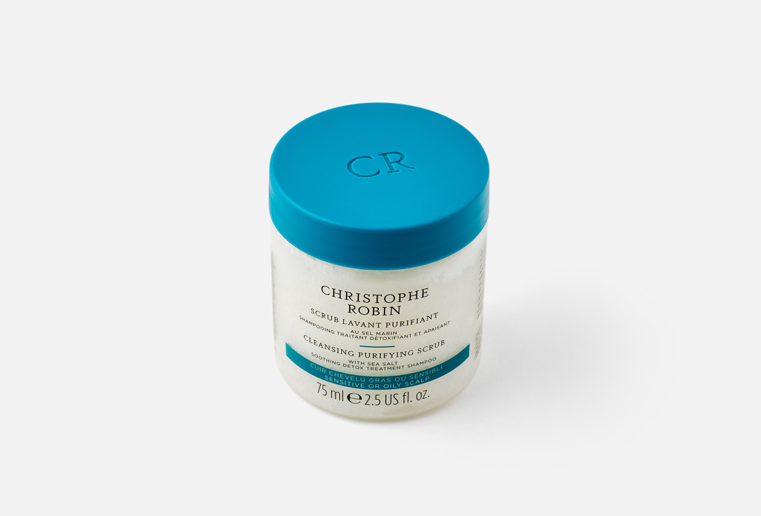 Christophe Robin Hair Shampoo Scrub With Sea Salt Cleansing 75 ml Christophe Robin Hair Shampoo Scrub With Sea Salt Cleansing