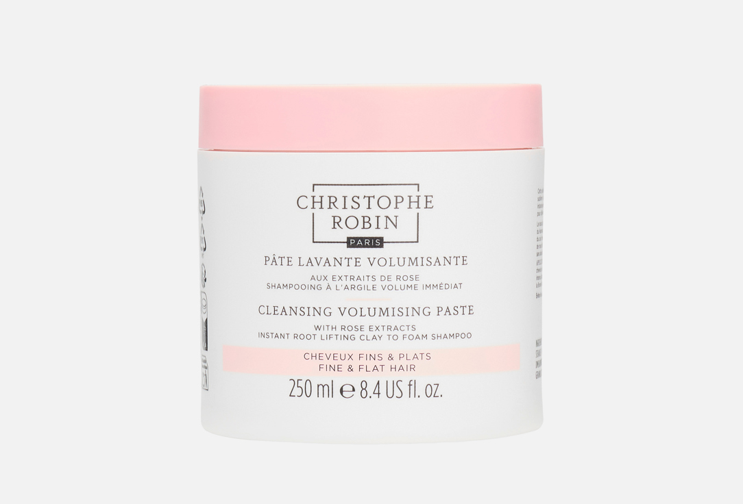 Christophe Robin clay-to foam shampoo With Rose Extracts Cleansing 250 ml Christophe Robin clay-to foam shampoo With Rose Extracts Cleansing