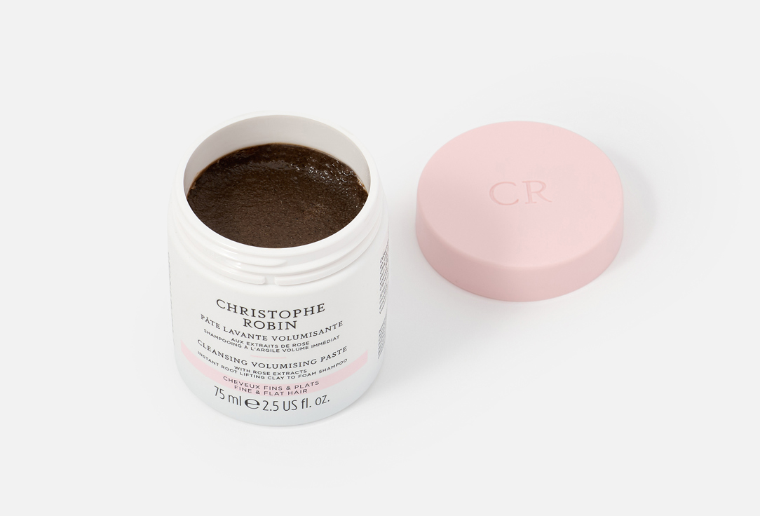 Christophe Robin clay-to foam shampoo With Rose Extracts Cleansing 75 ml Christophe Robin clay-to foam shampoo With Rose Extracts Cleansing