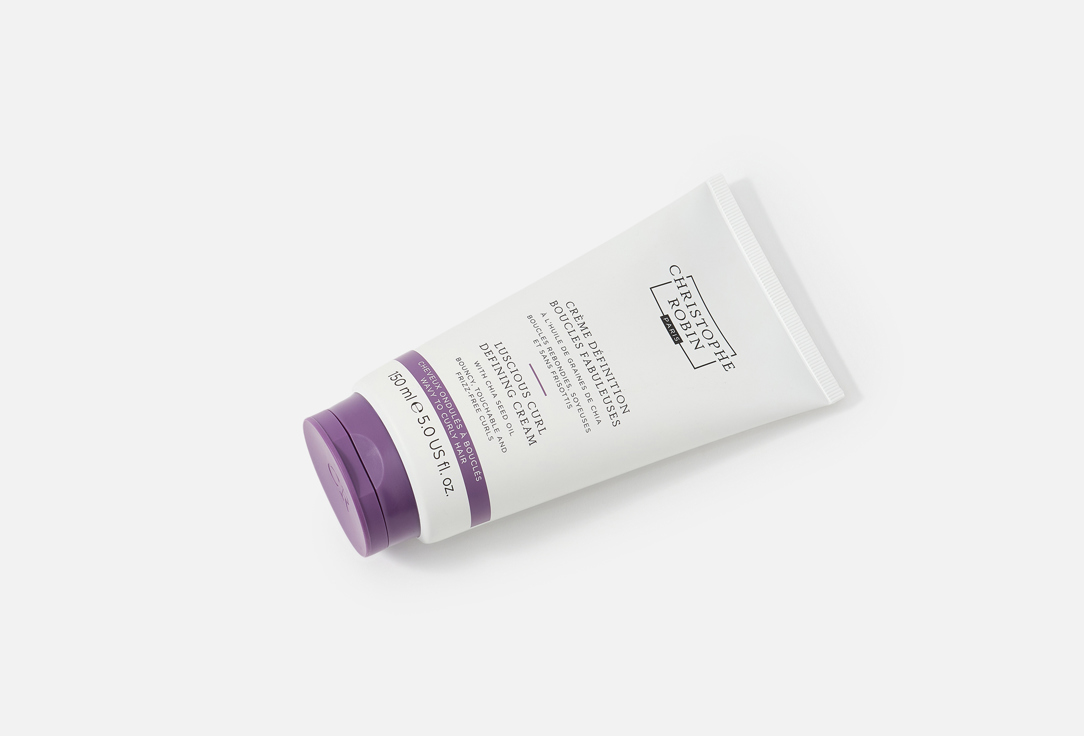 Christophe Robin Hair conditioning cream With Chia Seed Oil Luscious Curl Defining Cream 150 ml Christophe Robin Hair conditioning cream With Chia Seed Oil Luscious Curl Defining Cream