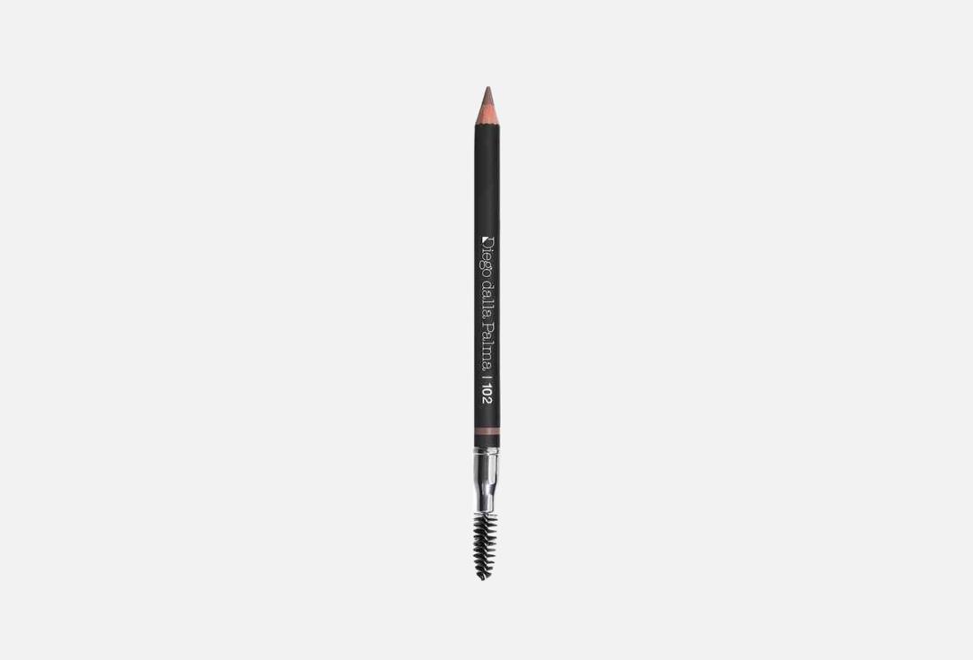 Diego Dalla Palma Milano Long-lasting Eyebrow pencil with brush The brow studio 102, Warm taupe 1.08 g Diego Dalla Palma Milano Long-lasting Eyebrow pencil with brush The brow studio