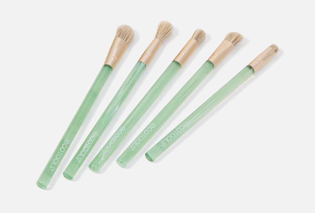 EcoTools Eye makeup brush set Sea gems coastal crush eye + tin 5 pcs EcoTools Eye makeup brush set Sea gems coastal crush eye + tin