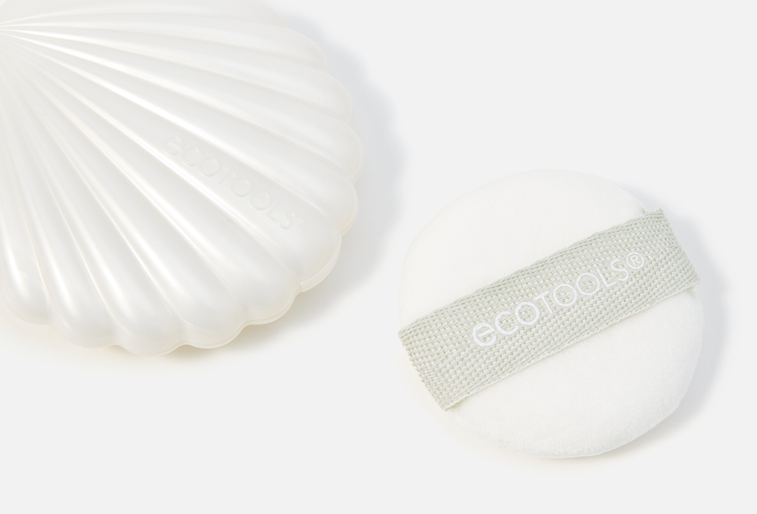 EcoTools Powder puff with case Sea gems pearl puff + case 1 pcs EcoTools Powder puff with case Sea gems pearl puff + case