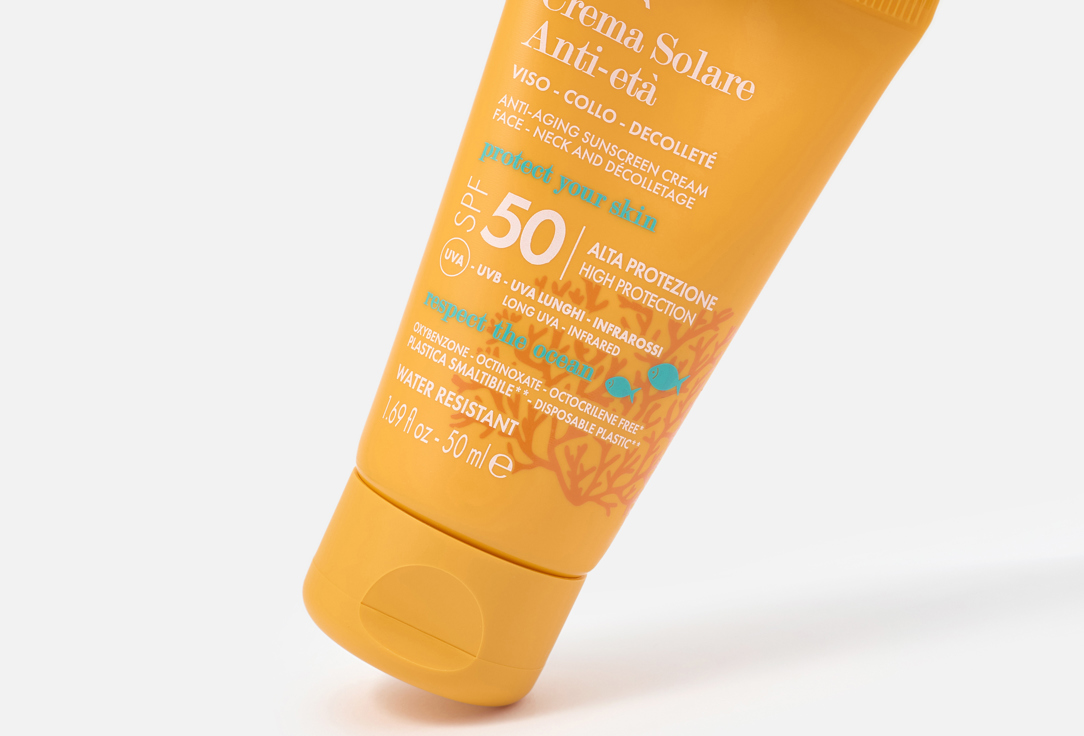 Pupa High-protection anti‑aging Sunscreen face, neck & décolleté Cream SPF 50 Crema Solare Anti-Eta