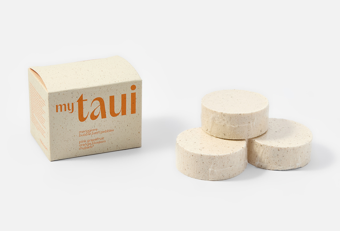 myTAUI Bubble Bath Pebbles With Sea Salt Meriggiare Bubble Bath Pebbles