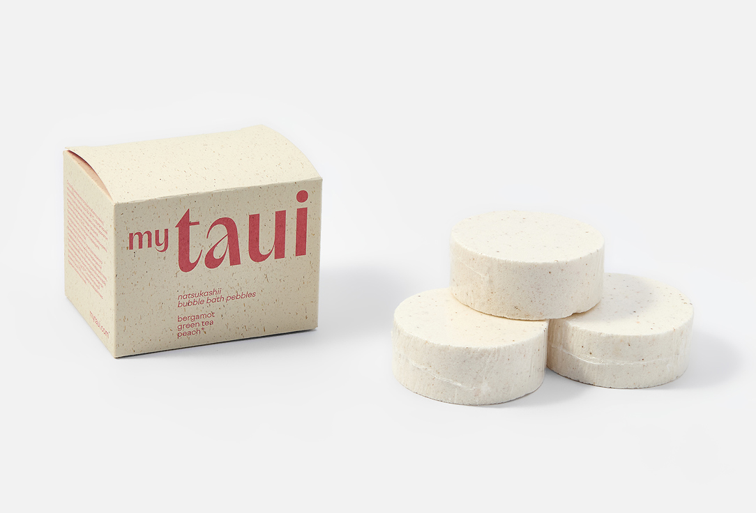 myTAUI Bubble Bath Pebbles With Sea Salt Natsukashii Bubble Bath Pebbles