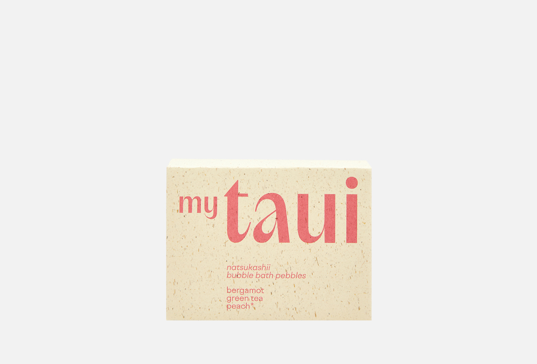 myTAUI Bubble Bath Pebbles With Sea Salt Natsukashii Bubble Bath Pebbles