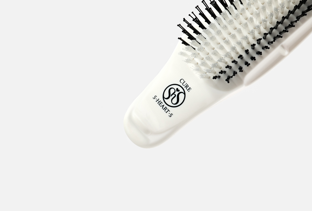 S-Heart-S Scalp Brush CURE White 1 pcs S-Heart-S Scalp Brush CURE White