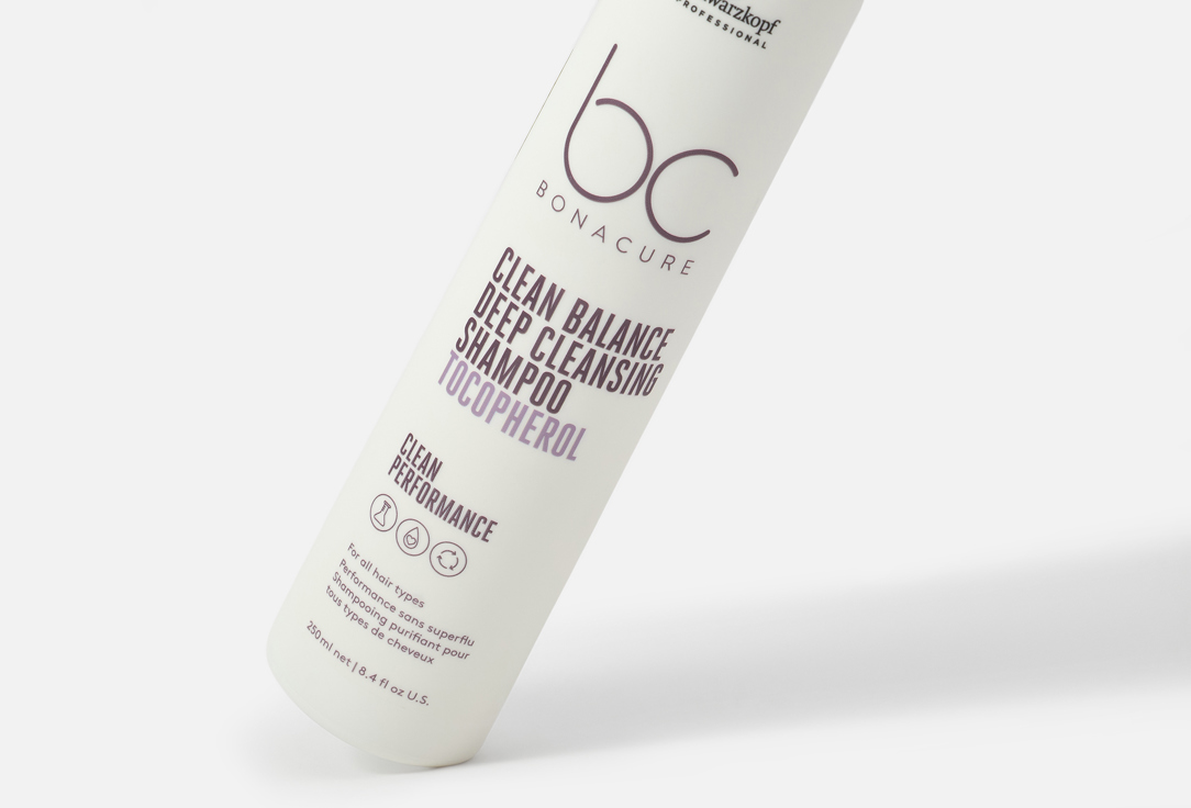 Schwarzkopf Professional Deep Cleansing Shampoo Bonacure Clean Balance 250 ml Schwarzkopf Professional Deep Cleansing Shampoo Bonacure Clean Balance