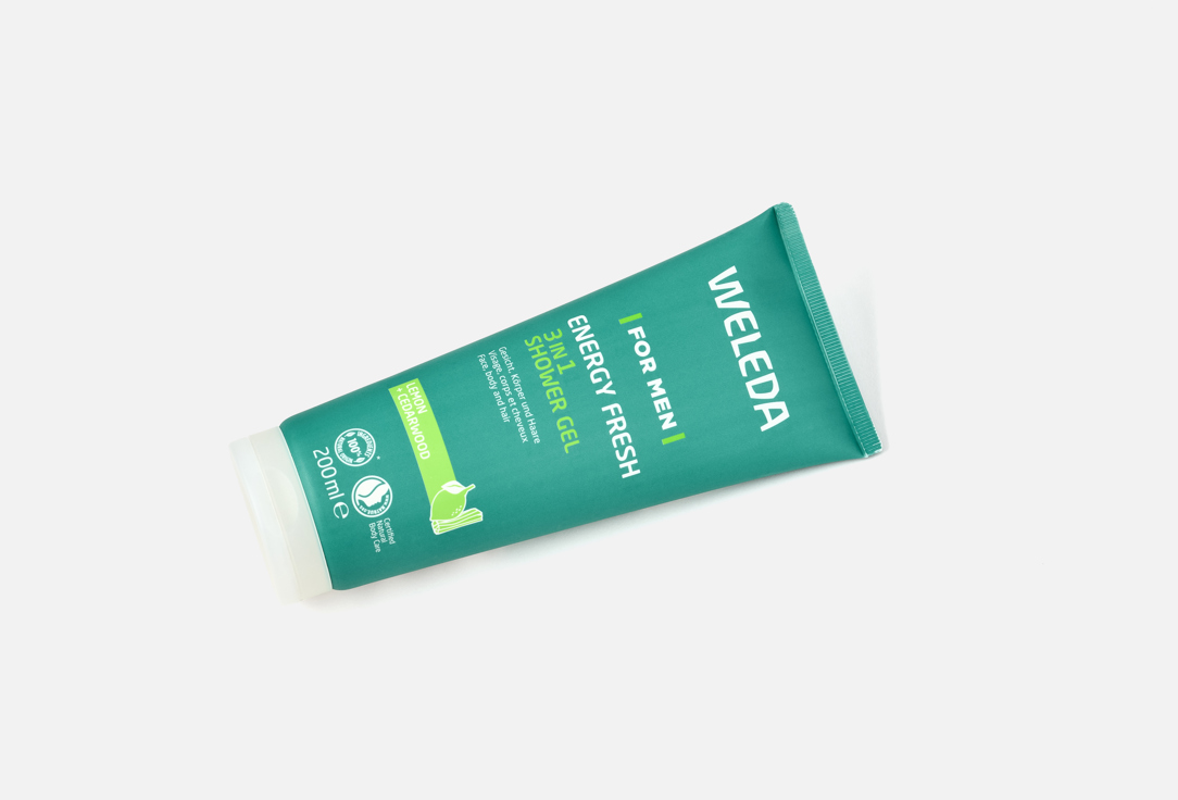 Weleda Invigorating Shower Gel 3-In-1 For Men Energy Fresh