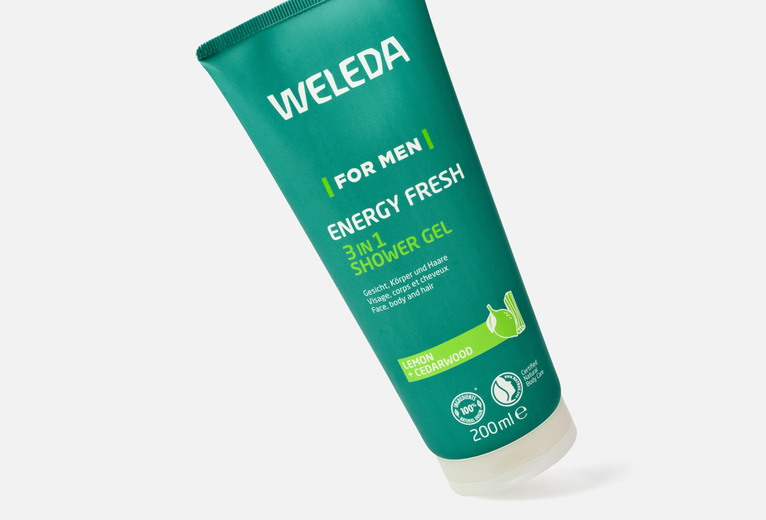Weleda Invigorating Shower Gel 3-In-1 For Men Energy Fresh