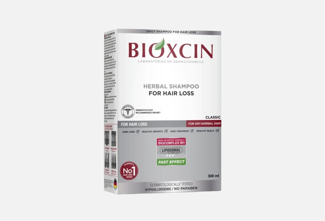 BIOXCIN Anti-Hair Loss Shampoo for Dry & Normal Hair Classic Herbal Shampoo