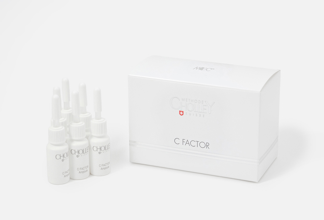 CHOLLEY Revitalizing face ampoules & lotion Set Vitamin C Factor