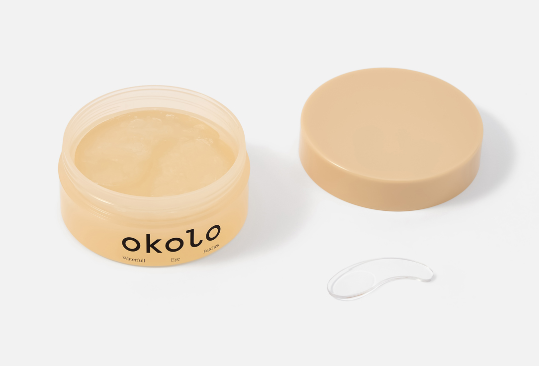 OKOLO Патчи для увлажнения и сияния области вокруг глаз Waterfull Eye Patches