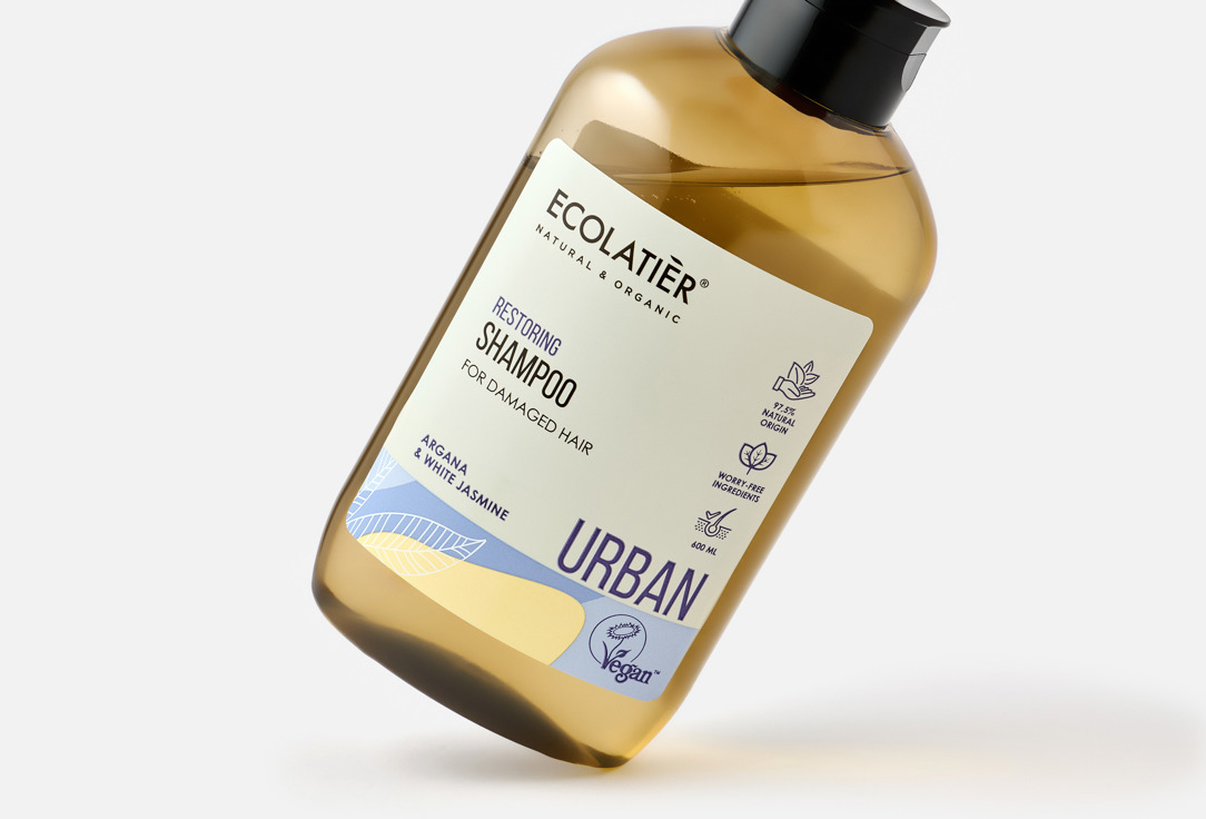 ECOLATIER Restoring Hair Shampoo Argan & White Jasmine