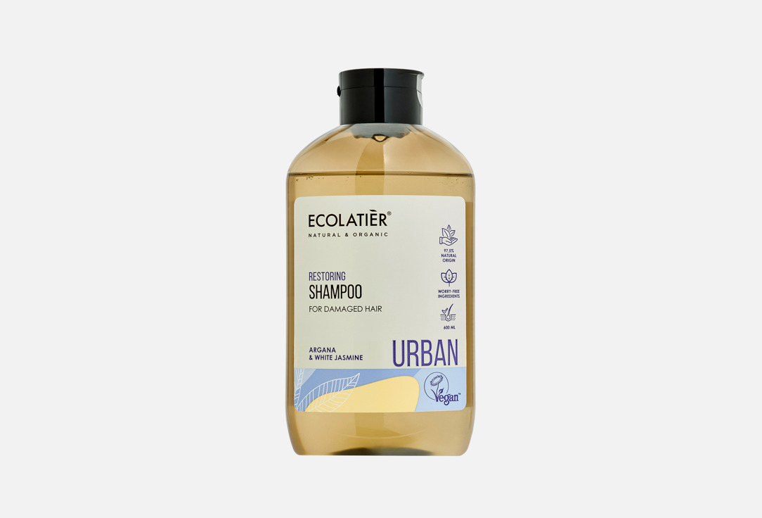 ECOLATIER Restoring Hair Shampoo Argan & White Jasmine