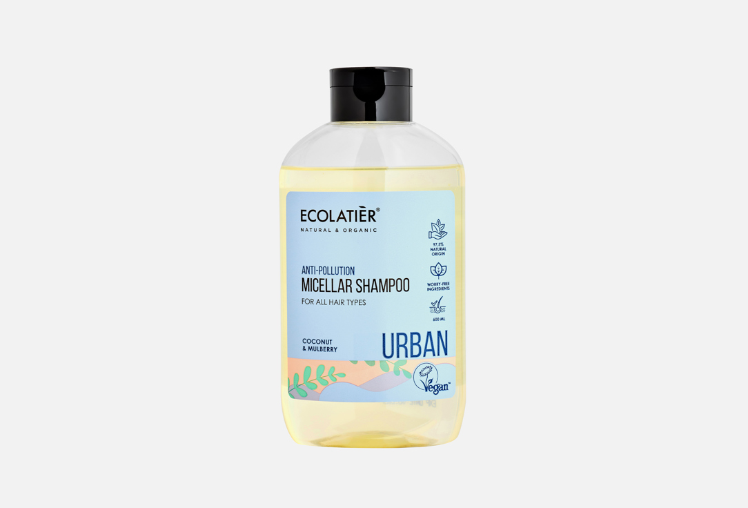 ECOLATIER Micellar Shampoo Anti-Pollution 600 ml ECOLATIER Micellar Shampoo Anti-Pollution