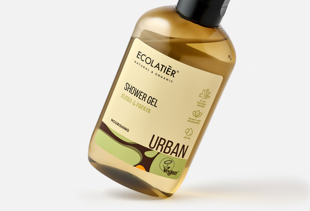 ECOLATIER Shower Gel Jojoba & Papaya 600 ml ECOLATIER Shower Gel Jojoba & Papaya
