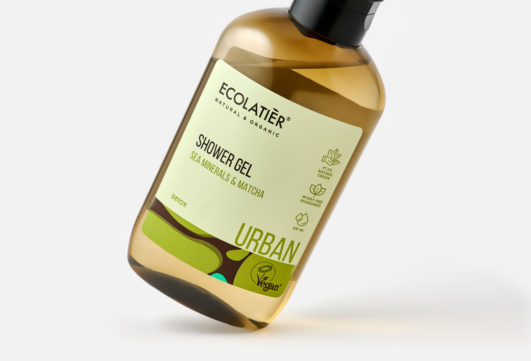 ECOLATIER Shower Gel Sea Minerals & Matcha 600 ml ECOLATIER Shower Gel Sea Minerals & Matcha