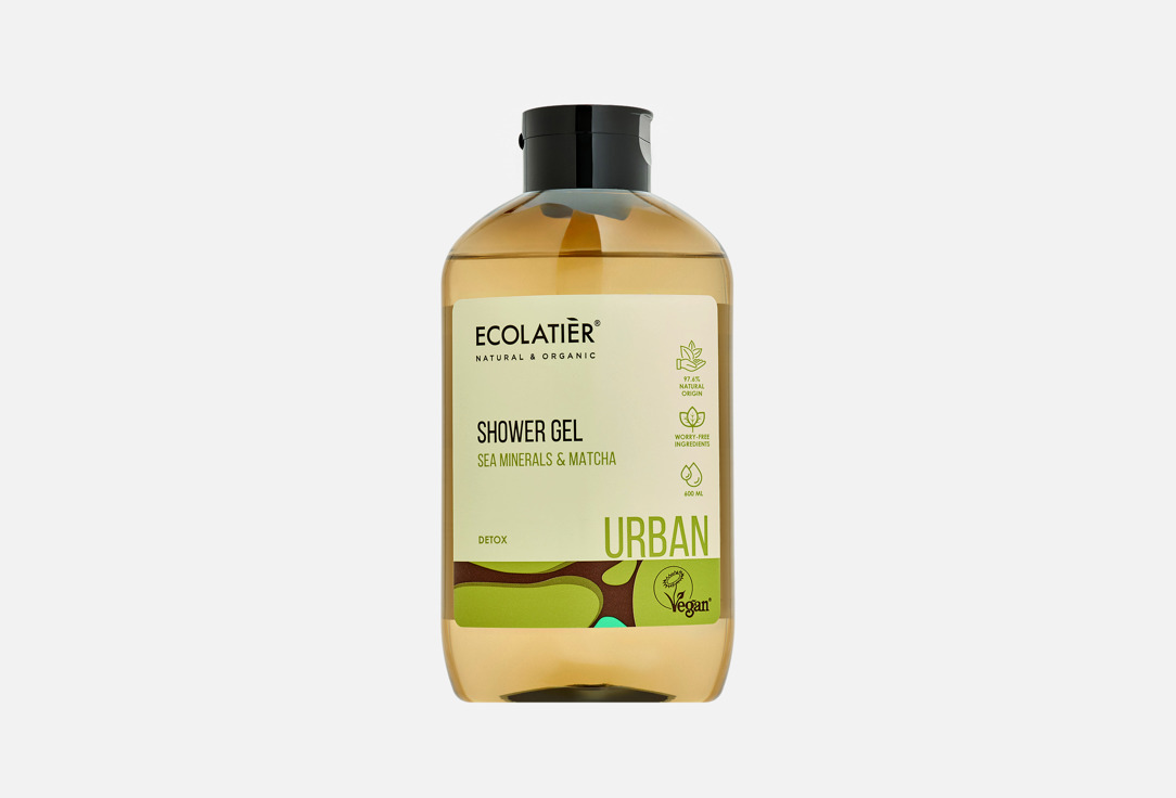 ECOLATIER Shower Gel Sea Minerals & Matcha 600 ml ECOLATIER Shower Gel Sea Minerals & Matcha