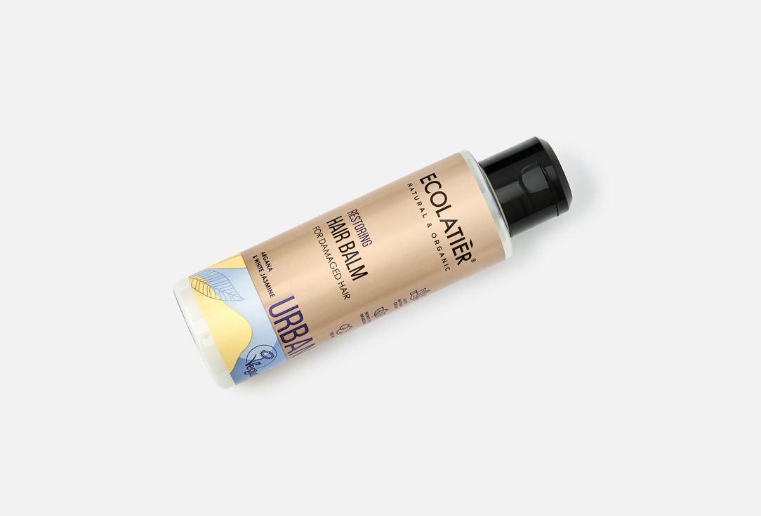 ECOLATIER Восстанавливающий бальзам для волос Argana & white jasmine