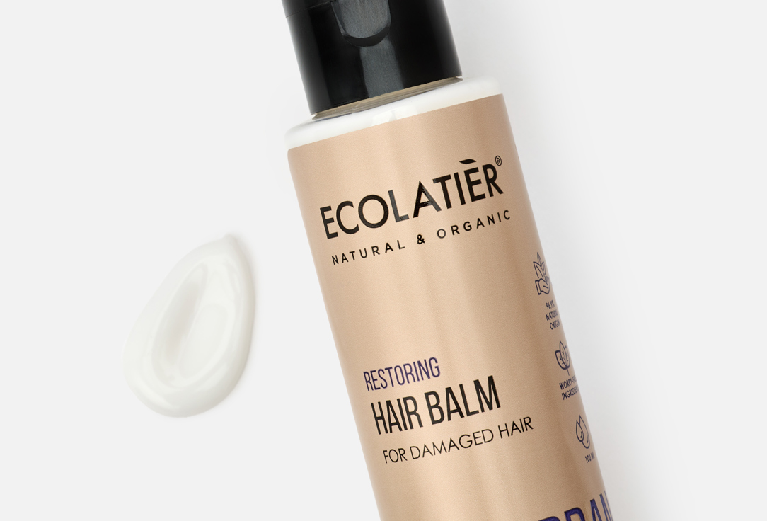ECOLATIER Восстанавливающий бальзам для волос Argana & white jasmine