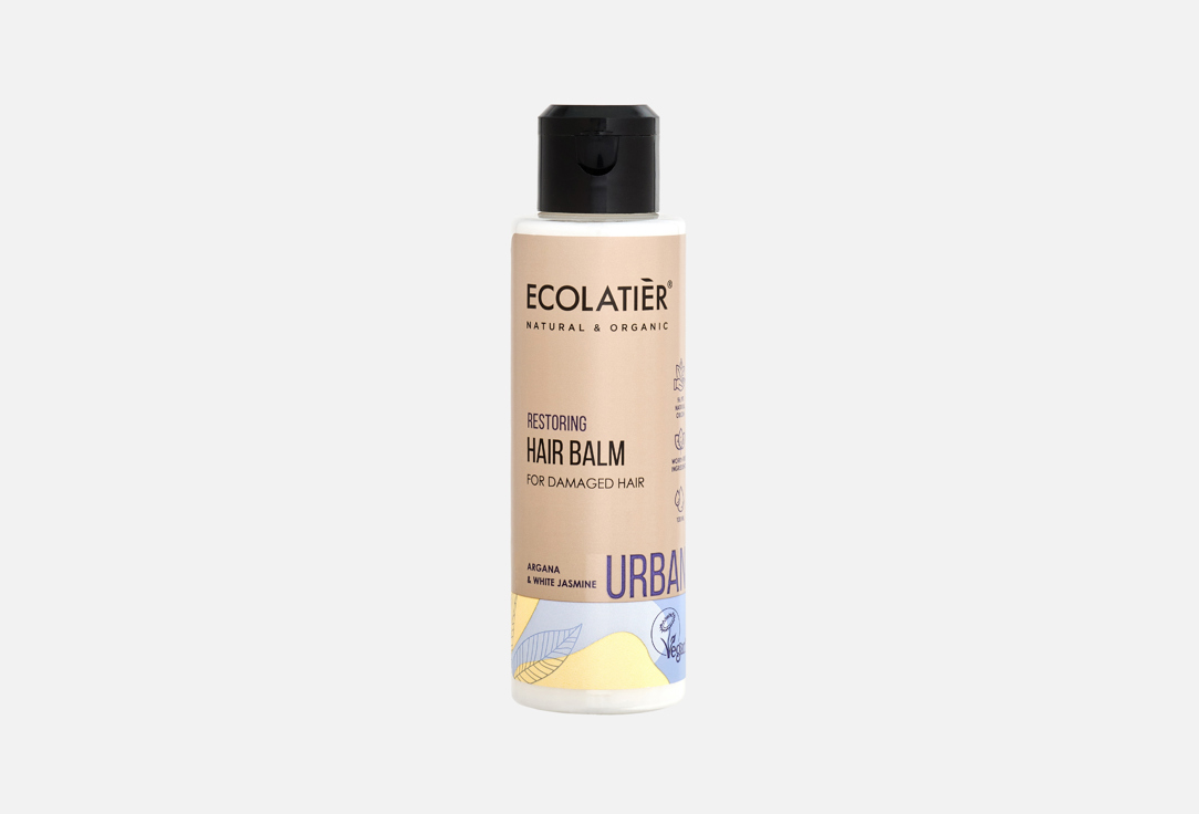 ECOLATIER Восстанавливающий бальзам для волос Argana & white jasmine