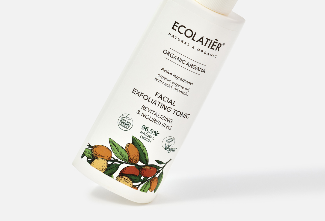 ECOLATIER Revitalizing & Nourishing Facial Exfoliating Tonic Organic Argana