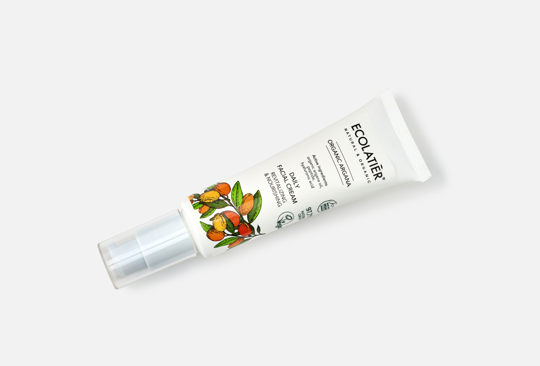 ECOLATIER Revitalizing & Nourishing Daily Facial Cream Organic Argana