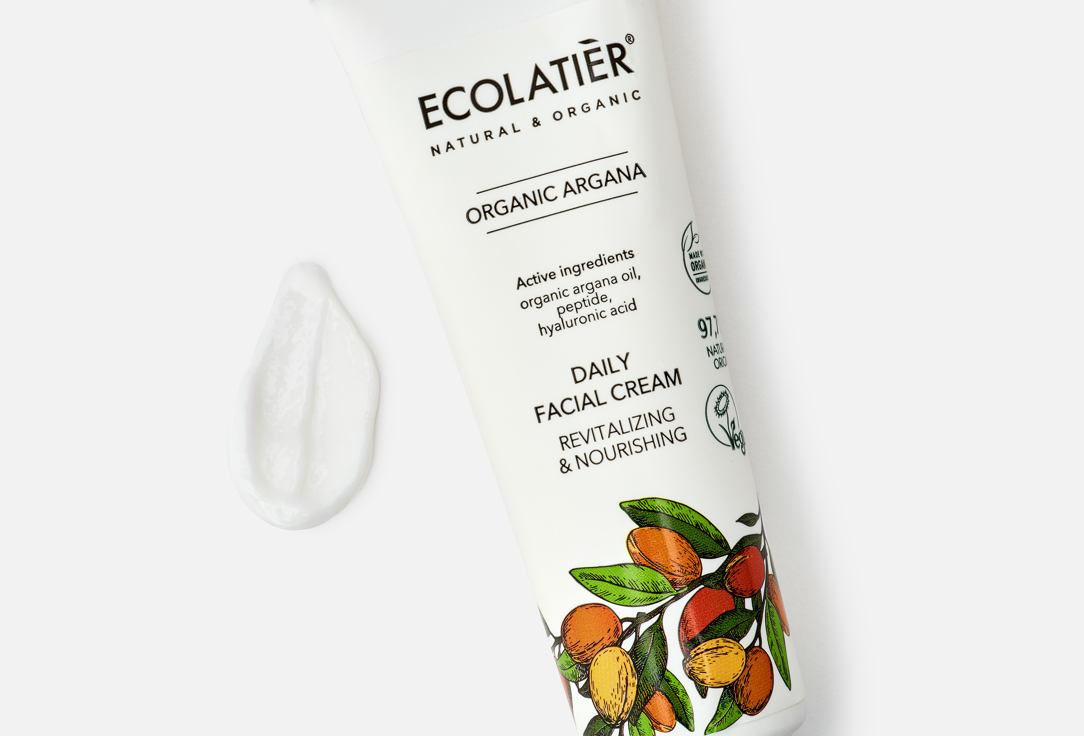 ECOLATIER Revitalizing & Nourishing Daily Facial Cream Organic Argana