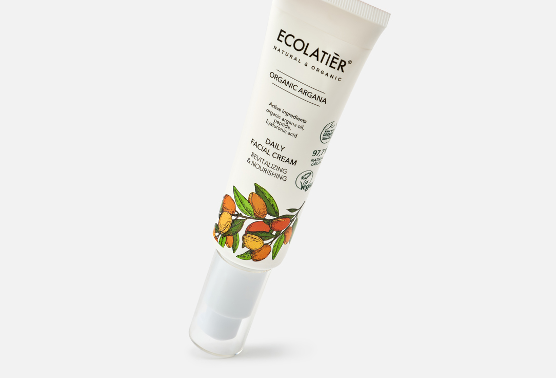 ECOLATIER Revitalizing & Nourishing Daily Facial Cream Organic Argana