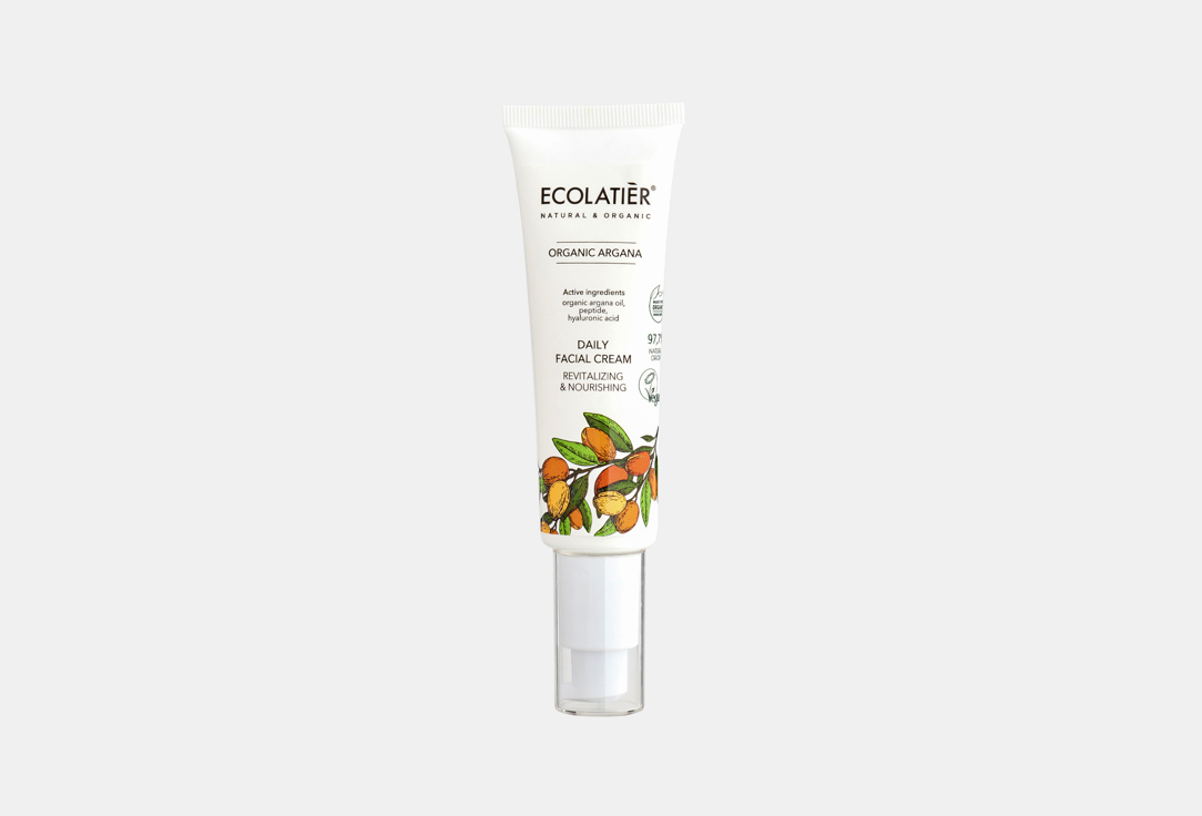 ECOLATIER Revitalizing & Nourishing Daily Facial Cream Organic Argana