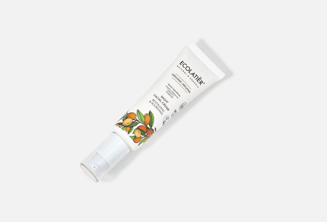 ECOLATIER Revitalizing & Nourishing Night Facial Cream Organic Argana