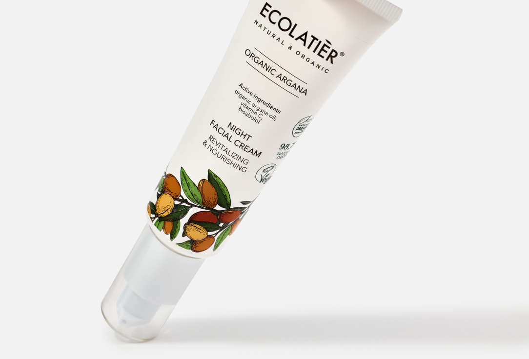 ECOLATIER Revitalizing & Nourishing Night Facial Cream Organic Argana