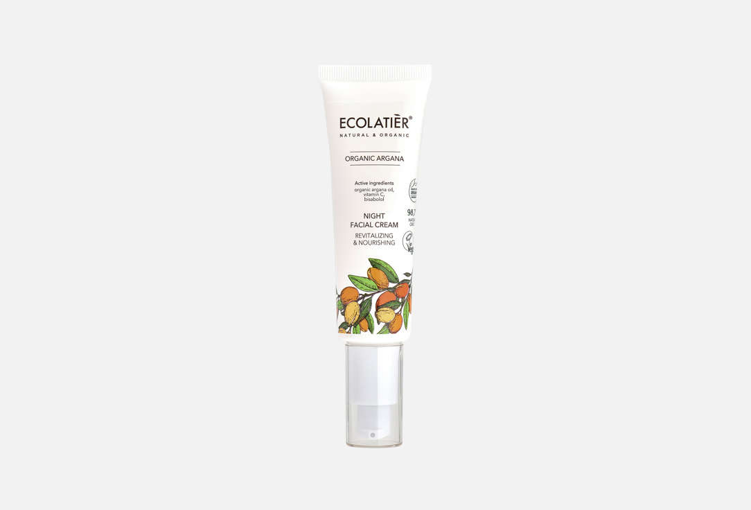 ECOLATIER Revitalizing & Nourishing Night Facial Cream Organic Argana