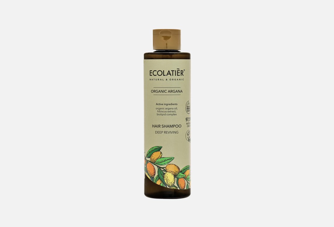 ECOLATIER Deep Reviving Hair Shampoo Organic Arganа