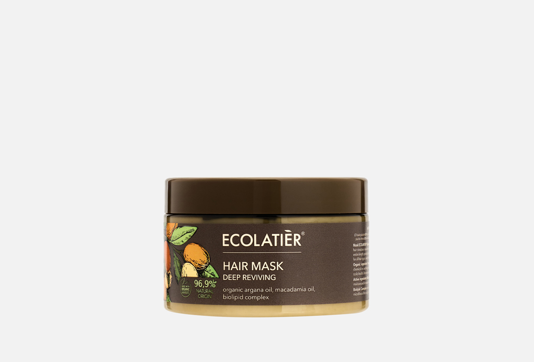 ECOLATIER Deep Reviving Hair Mask Organic Arganа