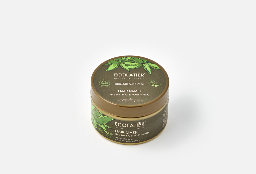 ECOLATIER Hydrating & Fortifying Hair Mask Organic Aloe Vera