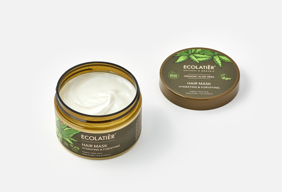 ECOLATIER Hydrating & Fortifying Hair Mask Organic Aloe Vera