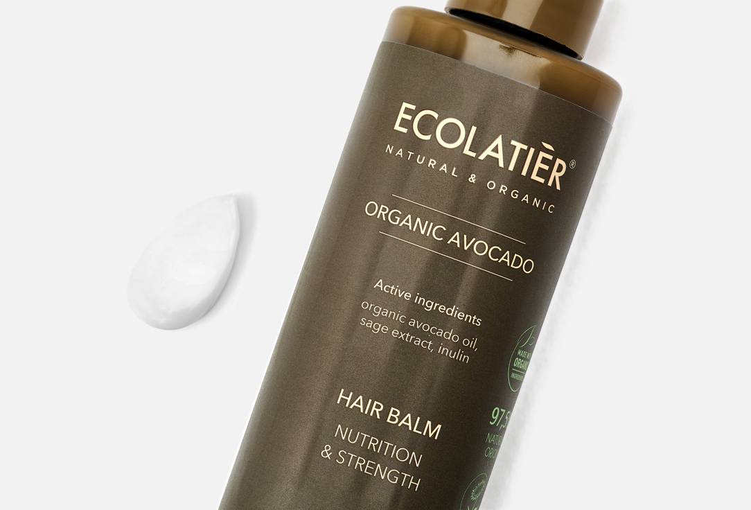 ECOLATIER Nutrition & Strength Hair Balm Organic Avocado