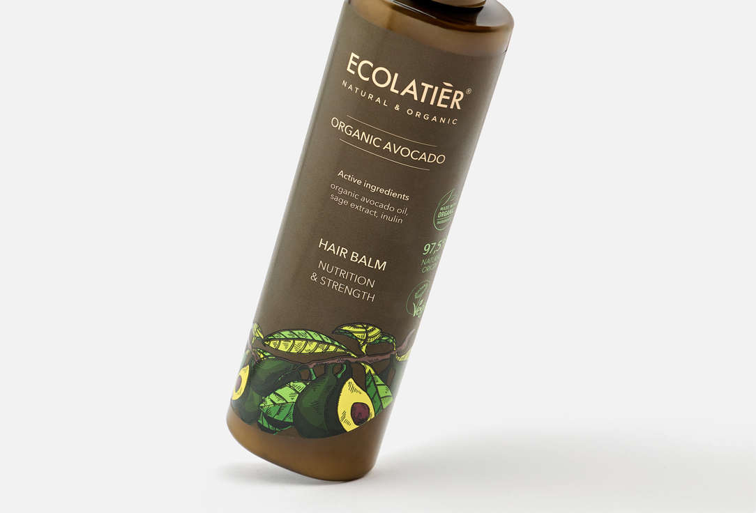 ECOLATIER Nutrition & Strength Hair Balm Organic Avocado