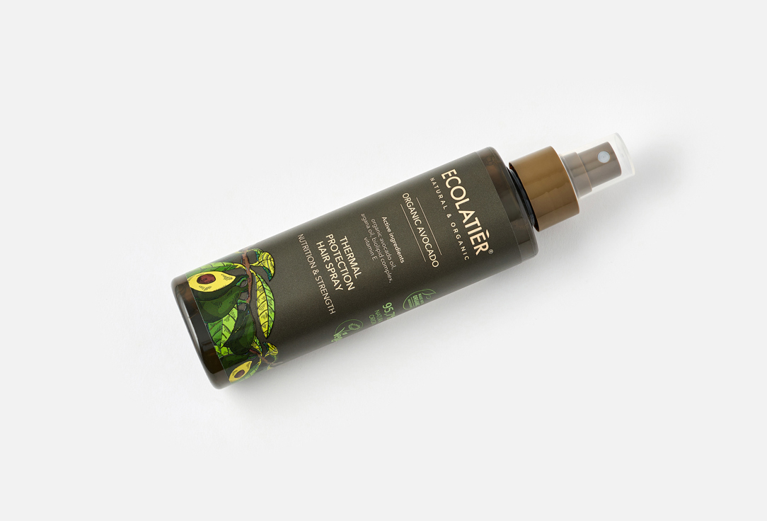 ECOLATIER Nourishing & Strengthening Thermal Protection Hair Spray Organic Avocado 200 ml ECOLATIER Nourishing & Strengthening Thermal Protection Hair Spray Organic Avocado